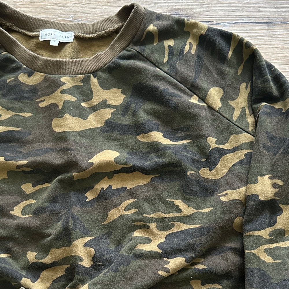 Emory Park Camouflage Crewneck